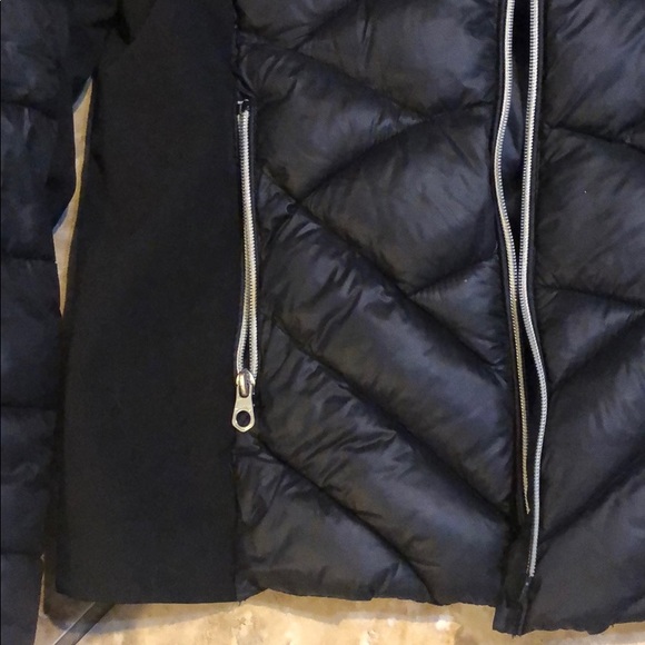 Black Nautical Puffer Coat - Picture 2 of 5